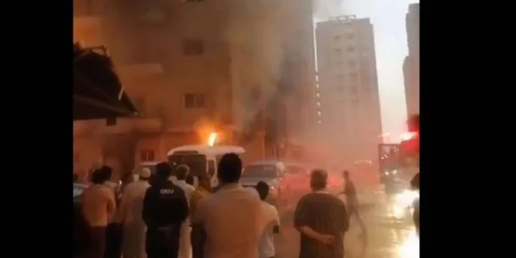 ಕಟ್ಟಡದಲ್ಲಿ ಅಗ್ನಿ ಅವಘಡ; 35 ಜನ ಸಜೀವ ದಹನ