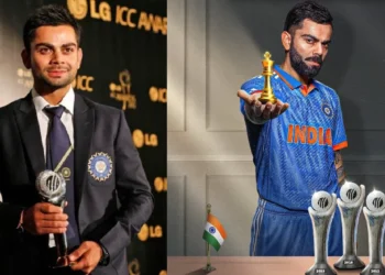 ದಾಖಲೆಯ ಏಸಿಸಿ ಏಕದಿನ ಪ್ರಶಸ್ತಿ ಸ್ವೀಕರಿಸಿದ ಕೊಹ್ಲಿ!