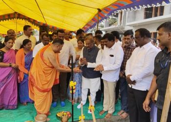 ಚಿಕ್ಕಮಗಳೂರಿನ ಪ್ರಮುಖ ಒಳಚರಂಡಿ ಮಾರ್ಗಕ್ಕೆ ಸಚಿವ ಕೆ.ಜೆ. ಜಾರ್ಜ್ ಶಂಕುಸ್ಥಾಪನೆ