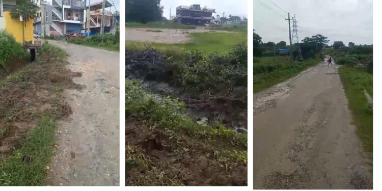 ಚನ್ನೇಗೌಡ ಹುಂಡಿ ಗೆ ಹೋಗುವ ರಸ್ತೆ ಚರಂಡಿ ಸ್ವಚ್ಛತೆ….