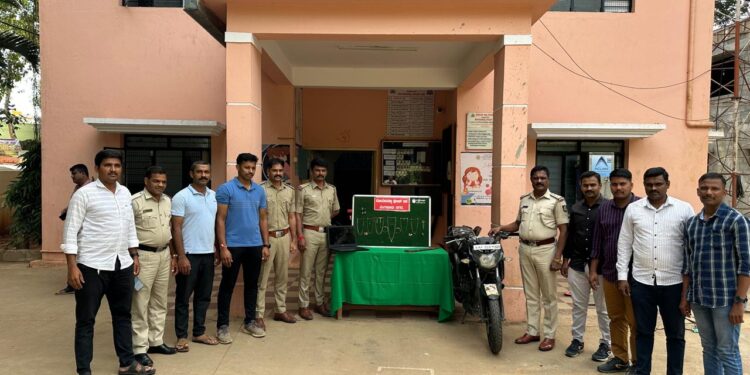 ರಾತ್ರಿ ವೇಳೆ ಬೀಗ ಹಾಕಿದ ಮನೆಗಳಿಗೆ ಕನ್ನ ಹಾಕುತ್ತಿದ್ದ ಆರೋಪಿ ಸೆರೆ