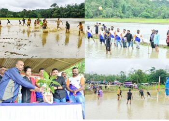 ಮಡಿಕೇರಿಯಲ್ಲಿ ಮನರಂಜಿಸಿದ ಕೆಸರು ಗದ್ದೆ ಕ್ರೀಡಾಕೂಟ