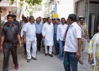 ಕ್ಷೇತ್ರದಲ್ಲೇ ಬೀಡುಬಿಟ್ಟ ಇಂಧನ ಸಚಿವ ಕೆ.ಜೆ ಜಾರ್ಜ್​.. ಜನರಿಂದ ಮೆಚ್ಚುಗೆ..