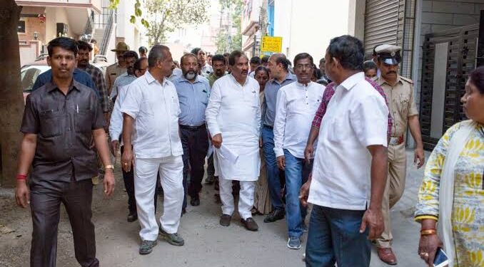 ಕ್ಷೇತ್ರದಲ್ಲೇ ಬೀಡುಬಿಟ್ಟ ಇಂಧನ ಸಚಿವ ಕೆ.ಜೆ ಜಾರ್ಜ್​.. ಜನರಿಂದ ಮೆಚ್ಚುಗೆ..