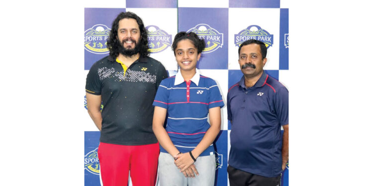 ರಾಷ್ಟ್ರೀಯ ಬಾಡ್ಮಿಂಟನ್  ಕೊಡಗಿನ ದಿಯಾ ಭೀಮಯ್ಯಗೆ ಪ್ರಥಮ ಸ್ಥಾನ.