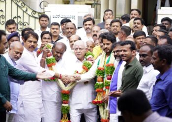 JDS – BJP ಅಭ್ಯರ್ಥಿ ಆಗಿ ನಿಖಿಲ್‌ ಕುಮಾರಸ್ವಾಮಿ ಆಯ್ಕೆ..! BSY ಘೋಷಣೆ