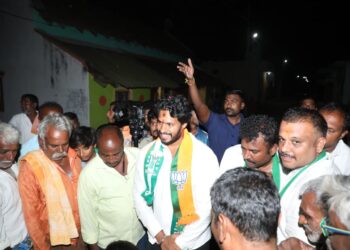 ಚನ್ನಪಟ್ಟಣ ಎನ್ ಡಿಎ ಅಭ್ಯರ್ಥಿ ನಿಖಿಲ್ ಕುಮಾರಸ್ವಾಮಿ ಬಿರುಸಿನ ಪ್ರಚಾರ