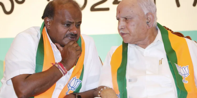 JDS – BJP ಕೃತಜ್ಞತಾ ಸಭೆ.. ಮೌನಕ್ಕೆ ಶರಣಾದ ಕೇಂದ್ರ ಸಚಿವ ಕುಮಾರಸ್ವಾಮಿ..