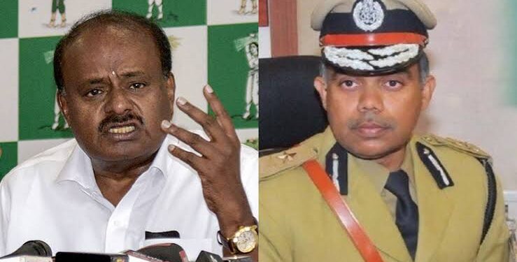 ಹೆಚ್.ಡಿ.ಕುಮಾರಸ್ವಾಮಿ & ನಿಖಿಲ್ ವಿರುದ್ಧ FIR ! ಐಪಿಎಸ್ ಅಧಿಕಾರಿ ಚಂದ್ರಶೇಖರ್ ರಿಂದ ದೂರು ದಾಖಲು !