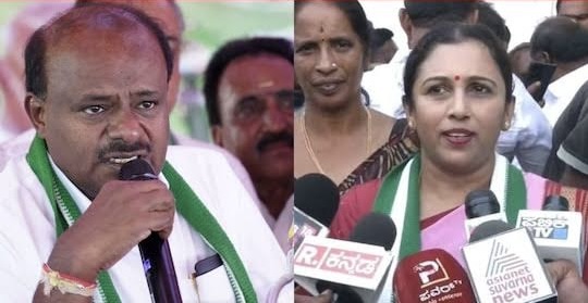 ಚನ್ನಪಟ್ಟಣದಲ್ಲಿ ಕಾಂಗ್ರೆಸ್ ಗೆ ಹೆಚ್ಡಿಕೆ ಚೆಕ್ಮೇಟ್ – ಜೆಡಿಎಸ್ ಸೇರ್ಪಡೆಯಾದ ಗೀತಾ ಶಿವರಾಮ್ !