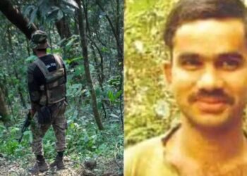 ನಕ್ಸಲ್ ವಿಕ್ರಂಗೌಡ ಮೃತದೇಹ ಸಾಗಿಸುತ್ತಿದ್ದ ಆಂಬುಲೆನ್ಸ್ ಪಲ್ಟಿ !