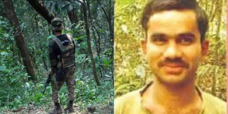 ನಕ್ಸಲ್ ವಿಕ್ರಂಗೌಡ ಮೃತದೇಹ ಸಾಗಿಸುತ್ತಿದ್ದ ಆಂಬುಲೆನ್ಸ್ ಪಲ್ಟಿ !