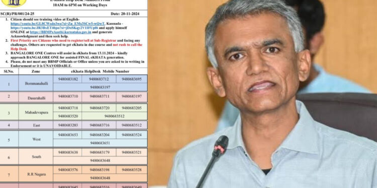 eKhata ಸಹಾಯಕ್ಕಾಗಿ ಹೆಲ್ಪ್ ಲೈನ್ ಓಪನ್ ! ವಲಯವಾರು ಸಹಾಯವಾಣಿ ಬಗ್ಗೆ ಸಚಿವ ಕೃಷ್ಣ ಭೈರೇಗೌಡ ಮಾಹಿತಿ ! 