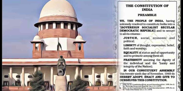 ಸಂವಿಧಾನದ ಪೀಠಿಕೆಯಲ್ಲಿ ‘ಸಮಾಜವಾದಿ’, ‘ಜಾತ್ಯತೀತ’ ಎಂಬ ಸವಾಲಿನ ಪದಗಳನ್ನು ಅರ್ಜಿ ತಿರಸ್ಕರಿಸಿದ:ಸುಪ್ರೀಂ ಕೋರ್ಟ್