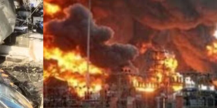 ಗ್ಯಾಸ್‌ ಪೈಪ್‌ ಲೈನ್‌ ಸ್ಪೋಟ ;ಬೆಂಕಿಗೆ ಓರ್ವ ಬಲಿ