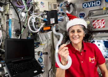 “ಆಕಾಶಗಂಗೆಯಲ್ಲಿ ಕ್ರಿಸ್ಮಸ್:ಸುನೀತಾ ವಿಲಿಯಮ್ಸ್ ಮತ್ತು ISS ತಂಡದ ಹಬ್ಬದ ಹರ್ಷ”
