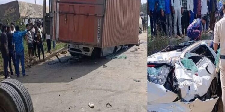 BIG BREAKING:ಕಾರಿನ ಮೇಲೆ ಲಾರಿ ಬಿದ್ದು ಮಕ್ಕಳು ಸೇರಿ ಸ್ಥಳದಲ್ಲೇ 6 ಮಂದಿ ಸಾವು.!