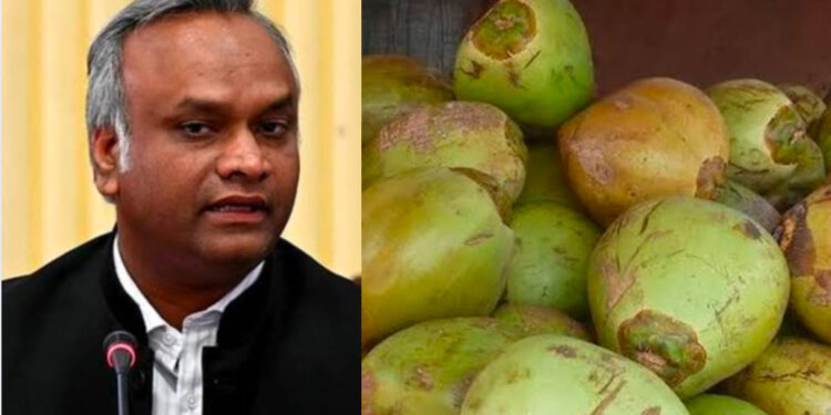 ಬಿಜೆಪಿ ಕಾರ್ಯಕರ್ತರಿಗೆ ಎಳನೀರು & ಚಹಾ ವ್ಯವಸ್ಥೆ ಮಾಡಿದ ಪ್ರಿಯಾಂಕ್ ಖರ್ಗೆ ಅಭಿಮಾನಿಗಳು – ಮುತ್ತಿಗೆ ಹಾಕಲು ಬರುವ ಬಿಜೆಪಿಗರಿಗೆ ಅತಿಥಿ ಸತ್ಕಾರ 