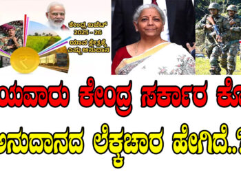 ವಲಯವಾರು ಕೇಂದ್ರ ಸರ್ಕಾರ ಕೊಟ್ಟ ಅನುದಾನದ ಲೆಕ್ಕಚಾರ ಹೇಗಿದೆ..?