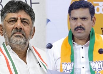 ಶಾಂತಿಯ ತೋಟಕ್ಕೆ ವಿಷ ಬೀಜ ಬಿತ್ತಿರುವುದೇ ಕಾಂಗ್ರೆಸ್ ನವರು ..! ತಾರಕಕ್ಕೇರಿದ ಡಿಕೆ..ಬಿವೈವಿ ವಾಕ್ಸಮರ 