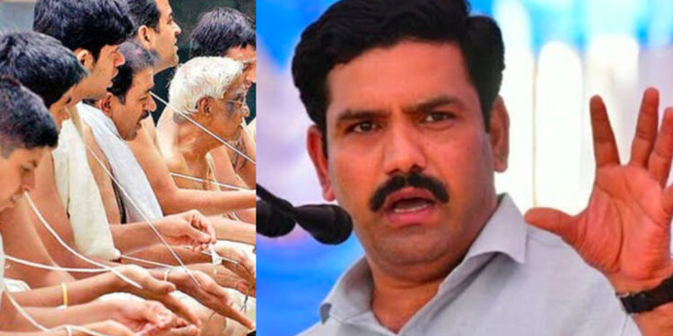 ಜನಿವಾರ ಹಾಕಿ ಪರೀಕ್ಷೆ ಬರೆಯುವಂತಿಲ್ಲ..?! ವಿದ್ಯಾರ್ಥಿ ಮೇಲೆ ಅಧಿಕಾರಿಗಳ ದರ್ಪ ಸರಿಯಲ್ಲ ! ಸರ್ಕಾರದ ನಡೆಗೆ ವಿಜಯೇಂದ್ರ ಕೆಂಡ !