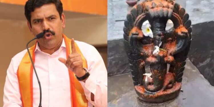 ಶಿವಮೊಗ್ಗದಲ್ಲಿ ಗಣಪತಿ & ಶೇಷನಾಗ ವಿಗ್ರಹಗಳು ವಿರೂಪ ಕೇಸ್- ಕಾಂಗ್ರೆಸ್ ನಡವಳಿಕೆ ವಿರುದ್ಧ ವಿಜಯೇಂದ್ರ ಕೆಂಡ