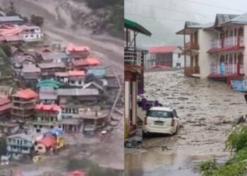 ಉತ್ತರಾಖಂಡ್ ನಲ್ಲಿ ಮೇಘಸ್ಫೋಟ..ಯಮಸ್ವರೂಪಿ ಪ್ರವಾಹಕ್ಕೆ ಧರಾಲಿ ಅಲ್ಲೋಲಕಲ್ಲೋಲ ! 