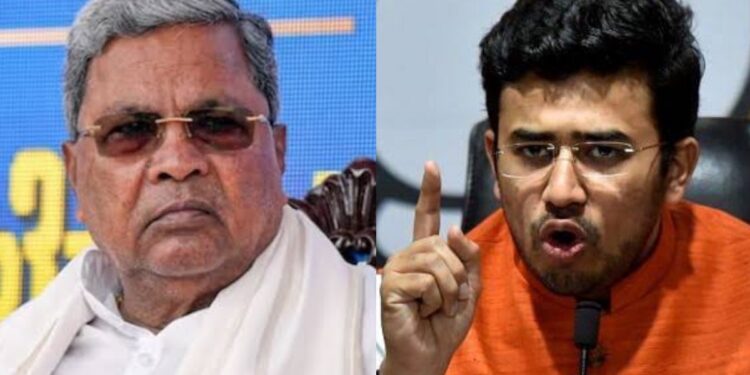 ಸಿಎಂ ಸಿದ್ದರಾಮಯ್ಯ ಯಾರ ಒತ್ತಡಕ್ಕೆ ಮಣಿದು ಎಸ್.ಐ.ಟಿ ರಚಿಸಿದ್ರು ಗೊತ್ತಾ ..? : ತೇಜಸ್ವಿ ಸೂರ್ಯ 