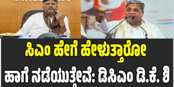 ಸಿಎಂ ಹೇಗೆ ಹೇಳುತ್ತಾರೋ ಹಾಗೆ ನಡೆಯುತ್ತೇವೆ: ಡಿಸಿಎಂ ಡಿ.ಕೆ. ಶಿ