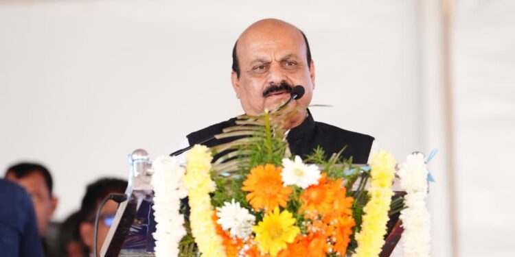 ವರದಾ ಬೆಡ್ತಿ ನದಿ ಜೋಡಣೆ ಯೋಜನೆಯನ್ನು ರಾಜ್ಯ ಸರ್ಕಾರ ಸಾಕಾರಗೊಳಿಸಲಿ: ಬಸವರಾಜ ಬೊಮ್ಮಾಯಿ