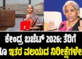 Central Budget 2026: ಕೇಂದ್ರ ಬಜೆಟ್ ಮೇಲೆ ತೆರಿಗೆ ಹಾಗೂ ಇತರ ವಲಯದ ನಿರೀಕ್ಷೆಗಳೇನು..?