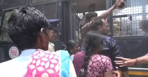 ಮಂತ್ರಾಲಯ ರಾಯರ ಜಪದ ಕಟ್ಟೆ ಸಮೀಪ ಭೂ ವಿವಾದ ತೀವ್ರ; ಸರ್ವೆ ವೇಳೆ ಗಲಾಟೆ