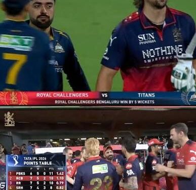 ಗುಜರಾತ್ ವಿರುದ್ಧ ಆರ್‌ಸಿಬಿೆ ಭರ್ಜರಿ ಗೆಲುವು: ಪ್ಲೇಆಫ್‌ಗೆ ಇನ್ನಷ್ಟು ಬಾರಿ ಗೆಲ್ಲಬೇಕು ?