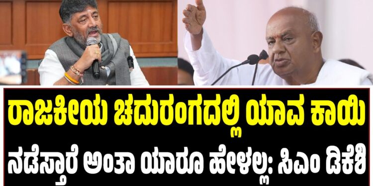 ರಾಜಕೀಯ ಚದುರಂಗದಲ್ಲಿ ಯಾವ ಕಾಯಿ ನಡೆಸ್ತಾರೆ ಅಂತಾ ಯಾರೂ ಹೇಳಲ್ಲ: ಸಿಎಂ ಡಿಕೆಶಿ
