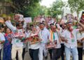 ನೀಟ್ ಪರೀಕ್ಷೆ ಅಕ್ರಮ: ಬಿಜೆಪಿ ಕಚೇರಿಗೆ ಕಾಂಗ್ರೆಸ್ ಕಾರ್ಯಕರ್ತರ ಮುತ್ತಿಗೆ