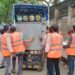 ಬೆಂಗಳೂರಲ್ಲಿ ಫುಟ್ಪಾತ್ ಒತ್ತುವರಿ ತೆರವು: ಹಲವೆಡೆ ಘರ್ಜಿಸಿದ ಜೆಸಿಬಿ