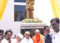 M P prakash Statue inaurgated BY Siddaramaiah