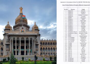 ರಾಜ್ಯದ ಮತ್ತೆ 53 ತಾಲೂಕುಗಳು ಬರಪೀಡಿತ ಎಂದು ಘೋಷಣೆ: ಸರ್ಕಾರದ ಮಹತ್ವದ ಆದೇಶ