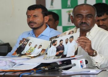 H.C. Balakrishna misappropriated 36 acres of government land A. Manjunath