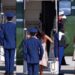 Viral Video: Usha Vance, wife of the US Vice President, narrowly escapes a fall while disembarking from a helicopter
