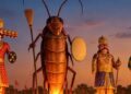 A 30-foot-tall effigy of a cockroach will be burnt alongside Ravana at the Delhi Ramlila