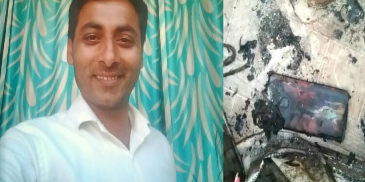 SHOCKING: Mobile phone in pocket explodes; man falls off bike and dies