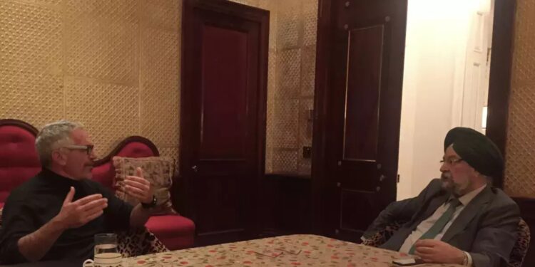 Photo of Union Minister Hardeep Puri with Jeffrey Epstein surfaces: Sparks new political debate